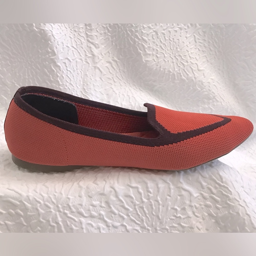 Birdies Orange and Brown Flats